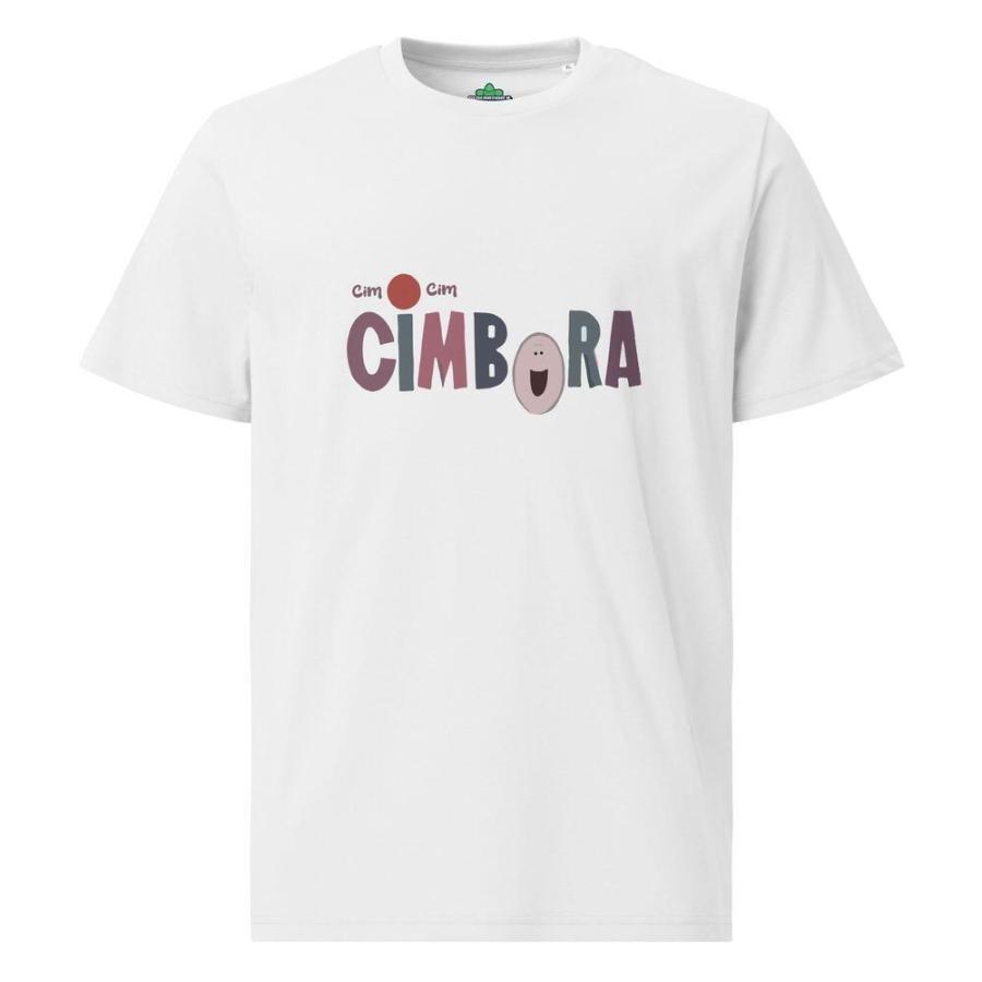 Cim cim cimbora organikus fehér póló