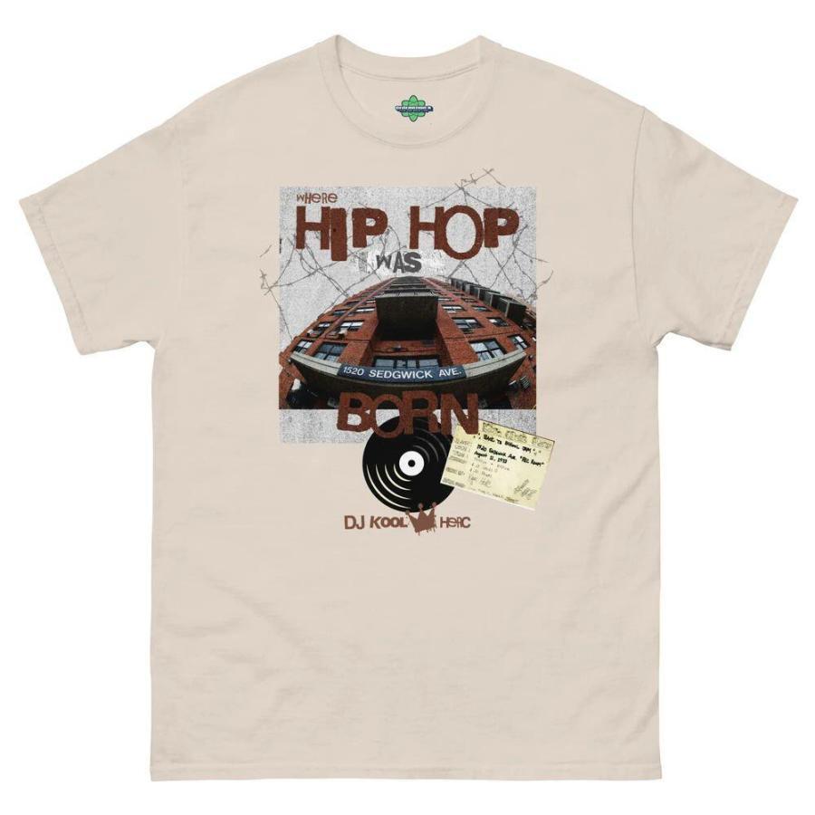 Hip hop zene születése, Where hip hop born férfi póló