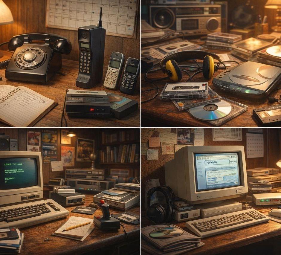 X generáció technológiai montázs